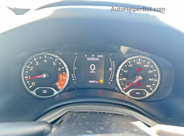 ZACCJBBB4HPE89142 2017 JEEP RENEGADE White Vista del cuadro de instrumentos