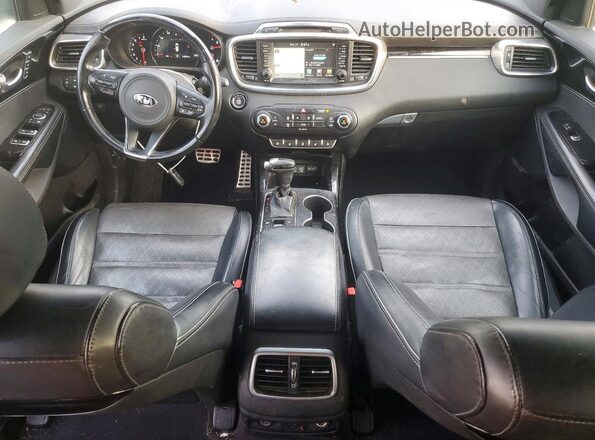 5XYPKDA50JG402199 2018 KIA SORENTO Серый Вид щитка приборов