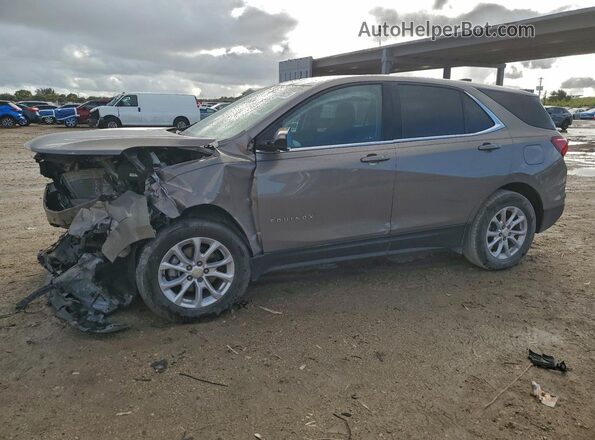 3GNAXJEV7JL121601 2018 CHEVROLET EQUINOX Gray Trasero izquierdo