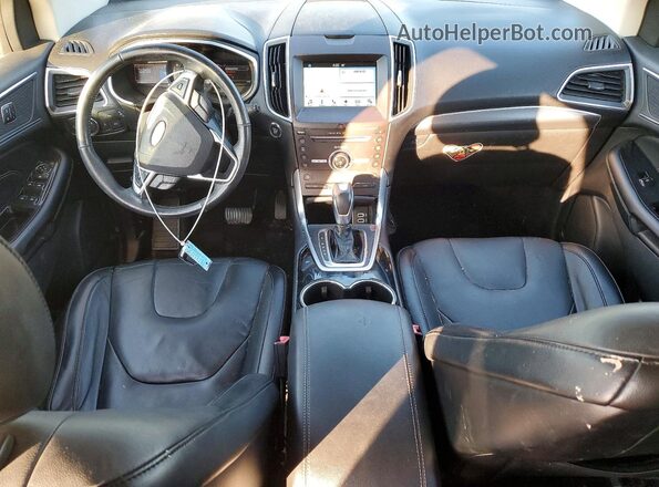 2FMPK3K96GBB13364 2016 FORD EDGE Черный Вид щитка приборов