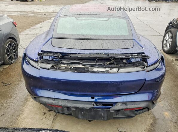WP0AA2Y16MSA17098 2021 PORSCHE TAYCAN Синий Вид салона спереди