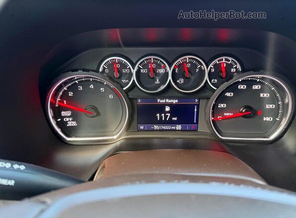 1GNSKPKDXMR201487 2021 CHEVROLET TAHOE Белый Вид щитка приборов