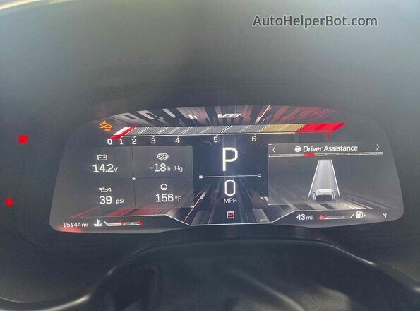 1G6DY5R64P0810629 2023 CADILLAC CT5 Черный Вид щитка приборов