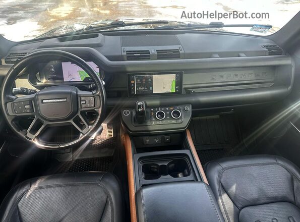 SALEX7EU3L2032786 2020 LAND ROVER DEFENDER Черный Вид задних сидений