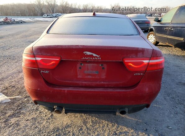 SAJAD4BG5HA947181 2017 JAGUAR XF Красный Вид салона спереди