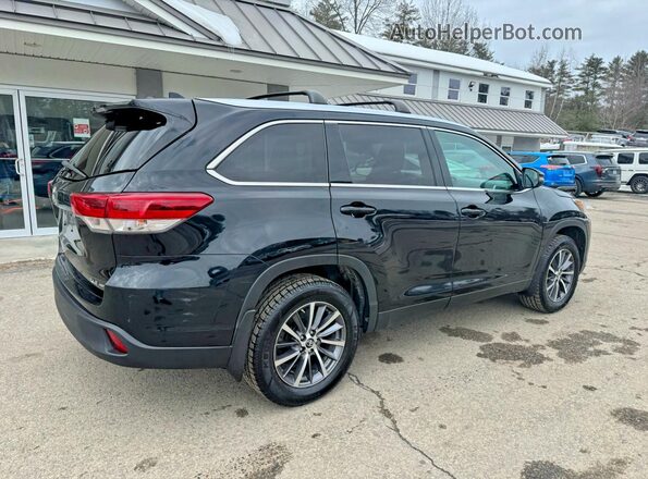 5TDJZRFH8KS950263 2019 TOYOTA HIGHLANDER Черный Вид спереди