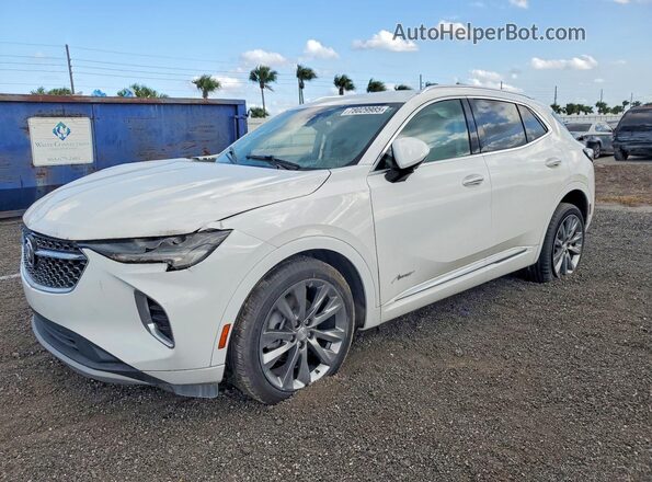 LRBFZRR41MD122678 2021 BUICK ENVISION White Trasero izquierdo