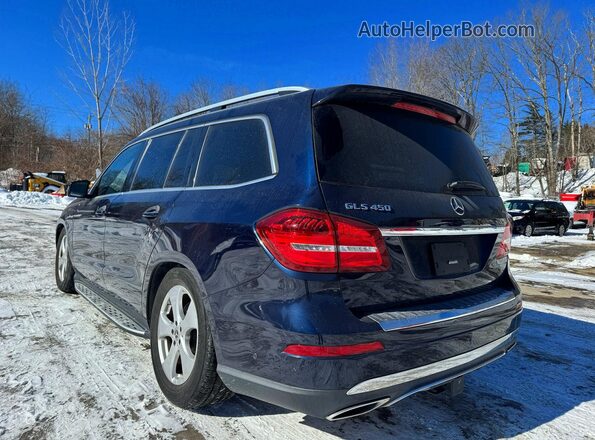 4JGDF6EE9KB225916 2019 MERCEDES-BENZ GLS Blue Передня права чверть