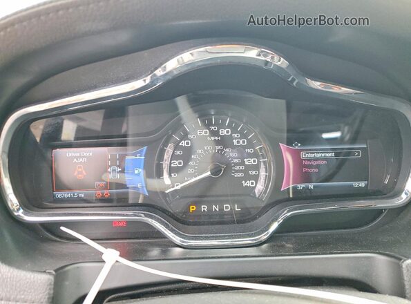 2LMHJ5NK8GBL00806 2016 LINCOLN MKT Черный Вид задних сидений