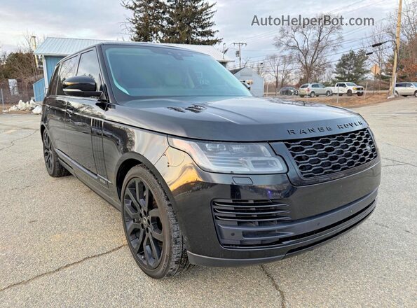 SALGS5SE0LA579304 2020 LAND ROVER RANGE Черный Задняя правая четверть