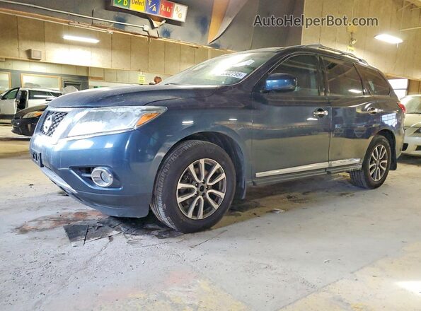 5N1AR2MM0GC625764 2016 NISSAN PATHFINDER Синий Задняя левая четверть
