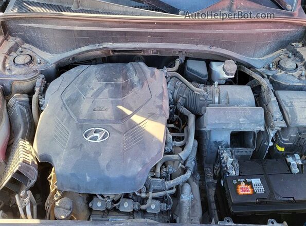KM8R54HE3MU240752 2021 HYUNDAI PALISADE Синий Вид панели приборов