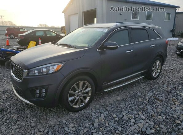 5XYPKDA50JG402199 2018 KIA SORENTO Серый Задняя левая четверть