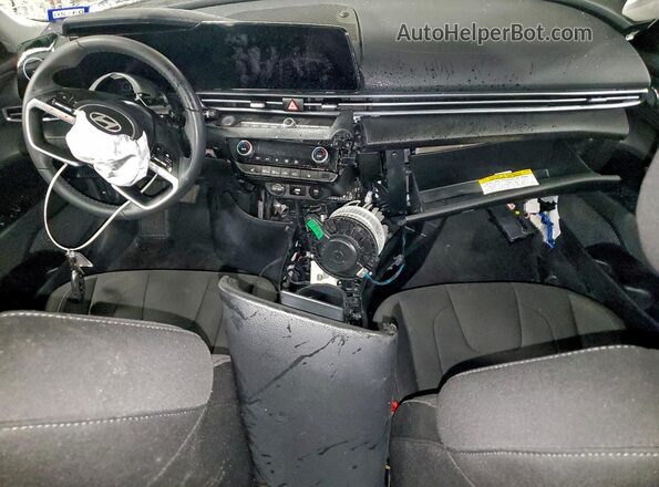 KMHLS4DG7SU988021 2025 HYUNDAI ELANTRA White Vista del cuadro de instrumentos