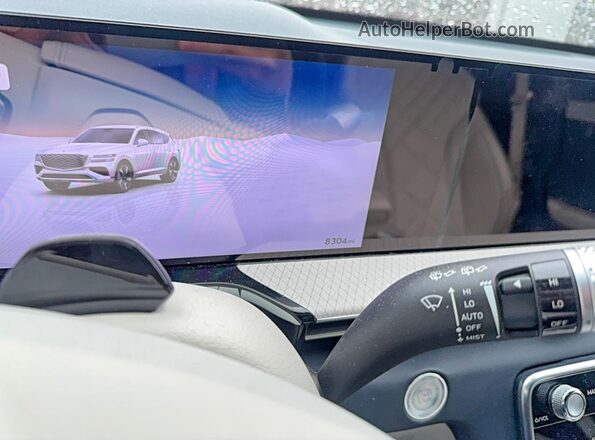 KMUHEESCXSU269592 2025 GENESIS GV80 Белый Вид щитка приборов