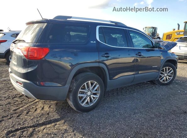1GKKNLLA9HZ266368 2017 GMC ACADIA Синий Передняя правая четверть