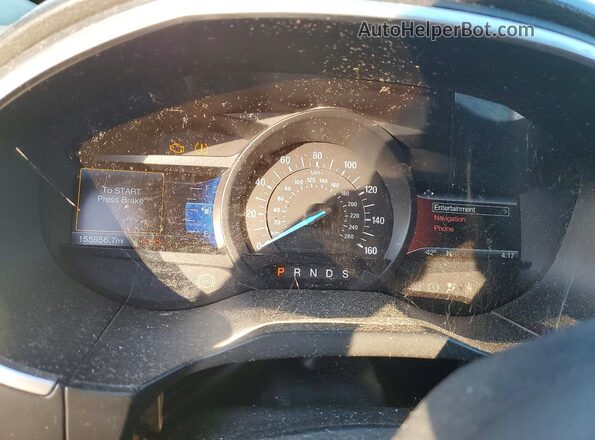 2FMPK3K96GBB13364 2016 FORD EDGE Черный Вид задних сидений