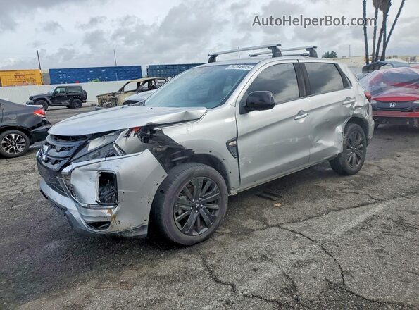 JA4ARUAU5MU009868 2021 MITSUBISHI OUTLANDER Серебряный Задняя левая четверть