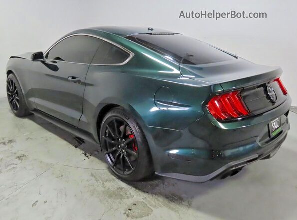 1FA6P8K05K5501642 2019 FORD MUSTANG Зеленый Вид спереди