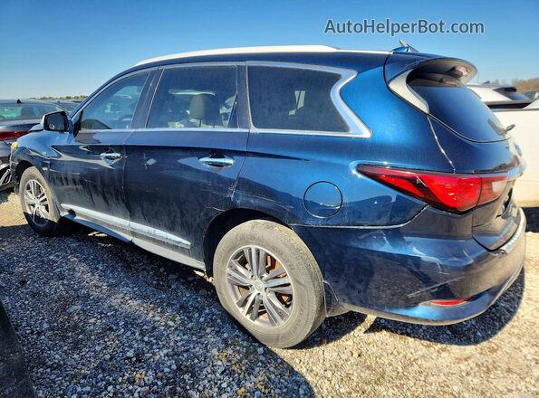 5N1DL0MN8KC548212 2019 INFINITI QX60 Blue Задня права чверть
