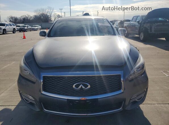 JN1BY1AP9HM740205 2017 INFINITI Q70 Серый Вид сзади