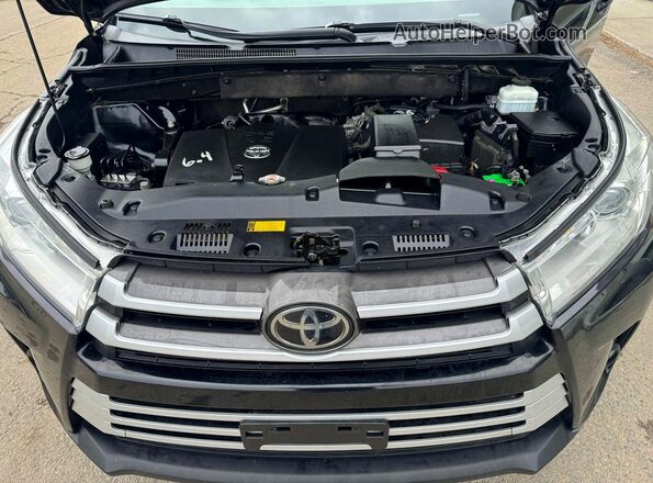 5TDJZRFH8KS950263 2019 TOYOTA HIGHLANDER Черный Вид подкапотного пространства