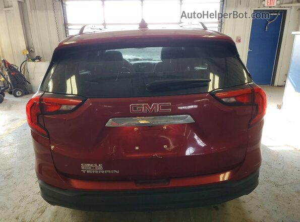 3GKALMEV0KL282500 2019 GMC TERRAIN Красный Вид салона спереди