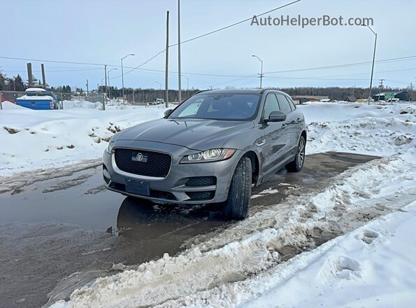 SADCK2FN4KA352120 2019 JAGUAR F-PACE Gray Trasero derecho
