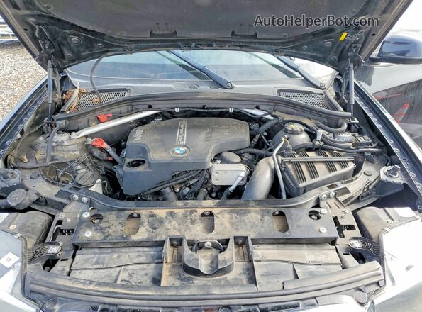 5UXWX9C34H0T25499 2017 BMW X3 Черный Вид наклейки с VIN-кодом