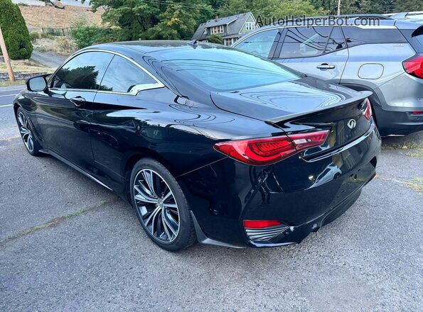 JN1EV7EL1JM392535 2018 INFINITI Q60 Черный Вид спереди