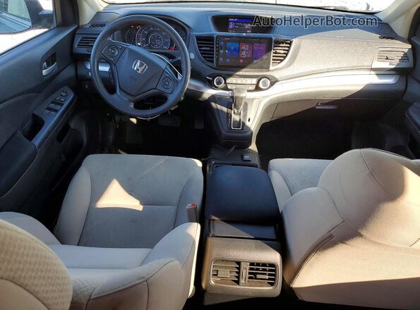 2HKRM3H46GH556170 2016 HONDA CRV Серебряный Вид щитка приборов
