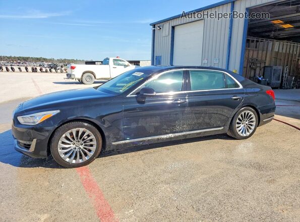 KMHG54JHXHU024950 2017 GENESIS G90 Черный Задняя левая четверть