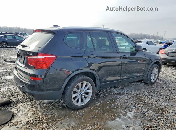 5UXWX9C34H0T25499 2017 BMW X3 Черный Передняя правая четверть