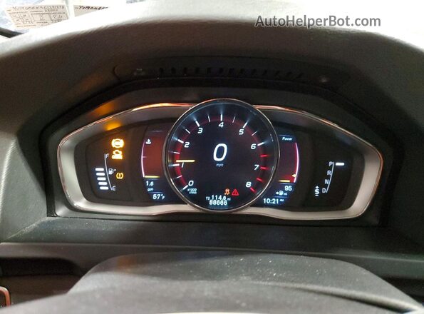 YV140MEK4G1291278 2016 VOLVO V60 Черный Вид задних сидений
