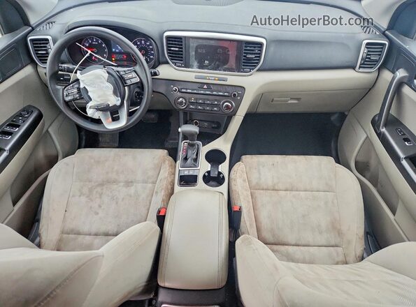 KNDPM3AC6L7736823 2020 KIA SPORTAGE Gray ხელსაწყოთა პანელის ხედი