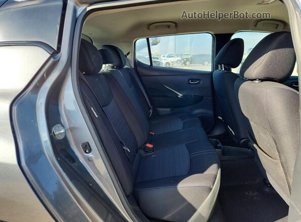 1N4AZ1BV2PC556348 2023 NISSAN LEAF Серый Вид задней части салона