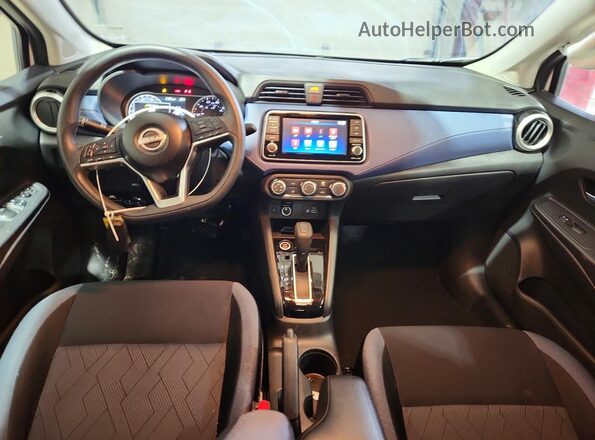 3N1CN8EV6PL829267 2023 NISSAN VERSA Белый Вид щитка приборов
