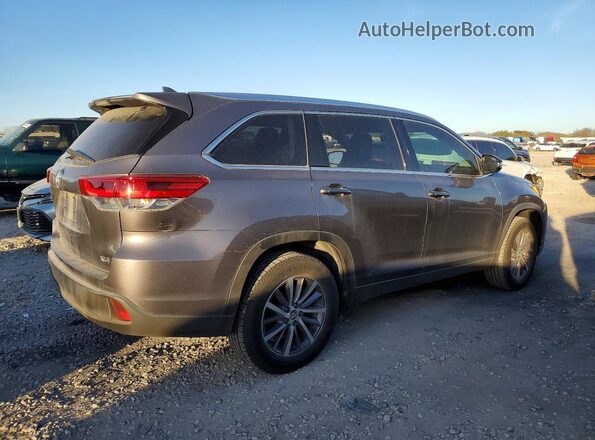 5TDKZRFHXKS560978 2019 TOYOTA HIGHLANDER Серый Передняя правая четверть