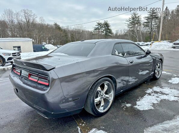 2C3CDZBT8JH141994 2018 DODGE CHALLENGER Gray Передня права чверть