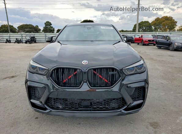 5YMCY0C09P9P32741 2023 BMW X6 Черный Вид сзади