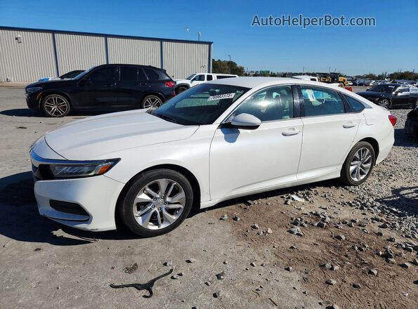 1HGCV1F13KA091896 2019 HONDA ACCORD White უკანა მარცხენა