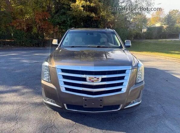 1GYS4BKJXGR177458 2016 CADILLAC ESCALADE Угольный Вид панели приборов
