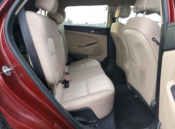 KM8J3CA25GU196254 2016 HYUNDAI TUCSON Red Widok komory silnika