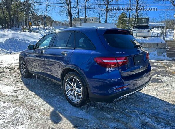 WDC0G6EB2JV025490 2018 MERCEDES-BENZ GLC-CLASS Blue უკანა მარჯვენა