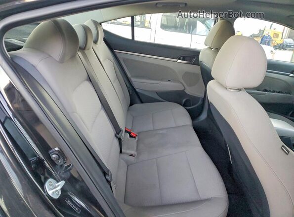 5NPD84LF3KH471664 2019 HYUNDAI ELANTRA Black Вид задньої частини салону