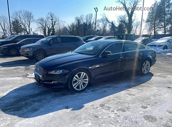 SAJWA2G7XH8W10685 2017 JAGUAR XJL Синий Задняя правая четверть