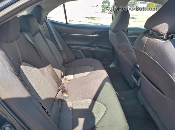 4T1B11HK2KU704600 2019 TOYOTA CAMRY Синий Вид задней части салона