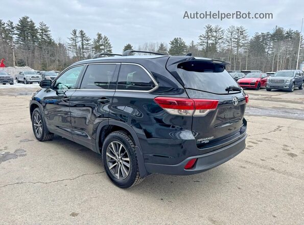 5TDJZRFH8KS950263 2019 TOYOTA HIGHLANDER Черный Передняя правая четверть