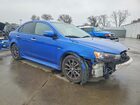 2017 Mitsubishi Lancer Es Синий vin: JA32U2FU7HU011390