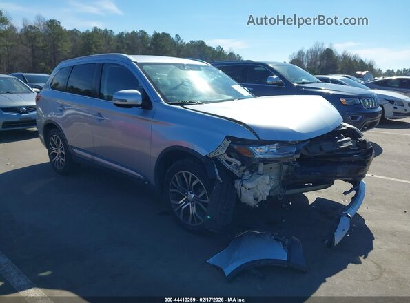 JA4AD3A30HZ063278 2017 MITSUBISHI OUTLANDER Серебряный Передняя правая четверть